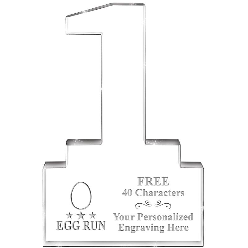 6" 1 YEAR OF SERVICE ACRYLIC