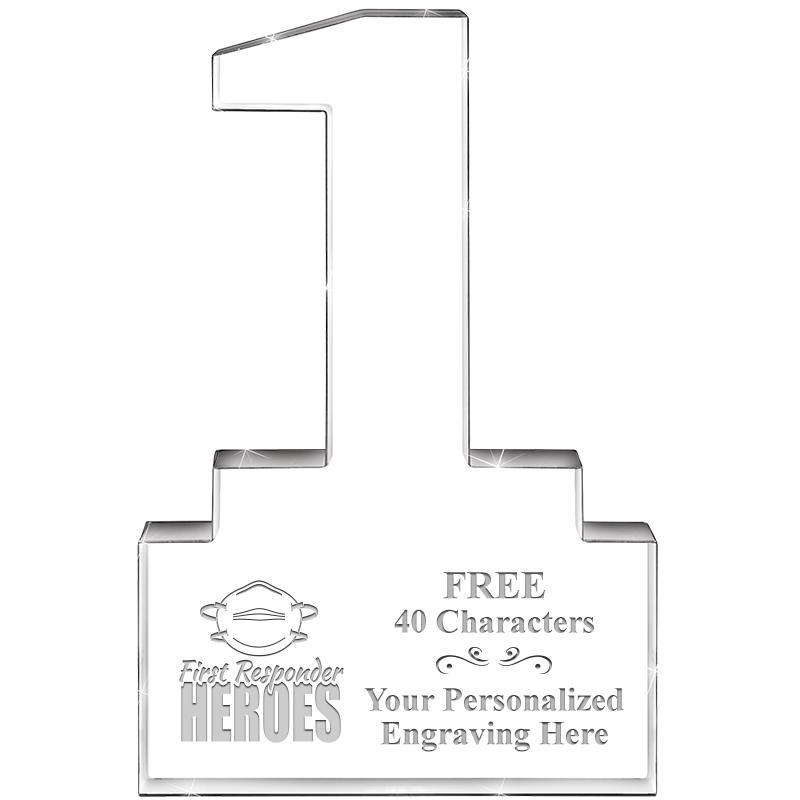 6" 1 YEAR OF SERVICE ACRYLIC