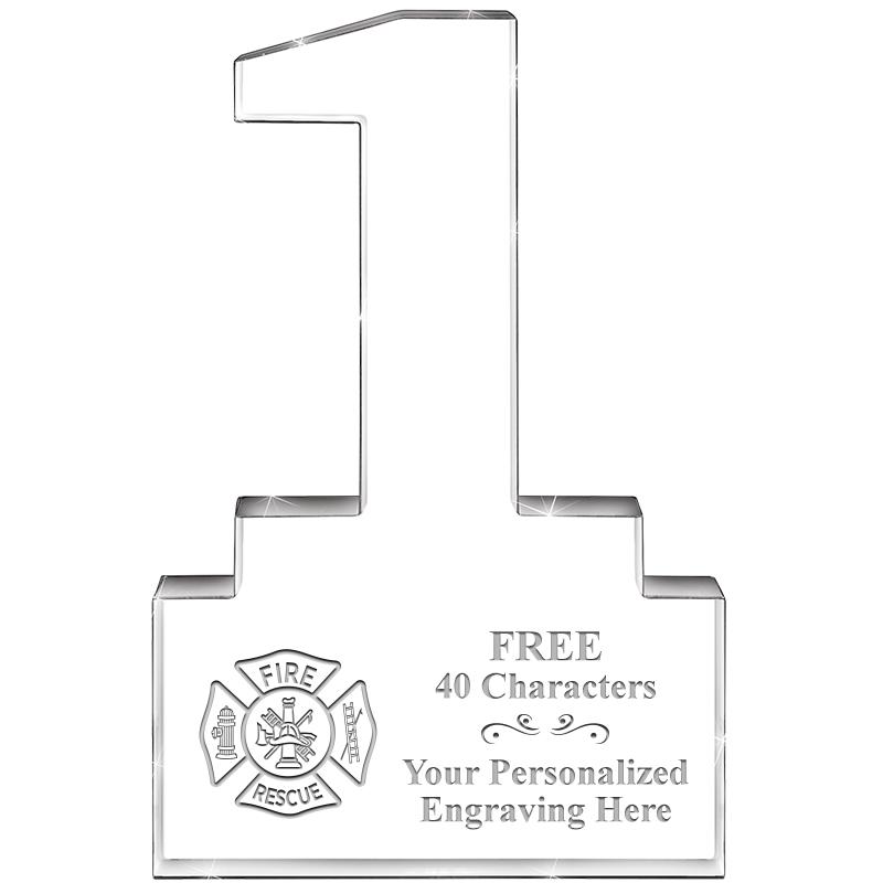 6" 1 YEAR OF SERVICE ACRYLIC