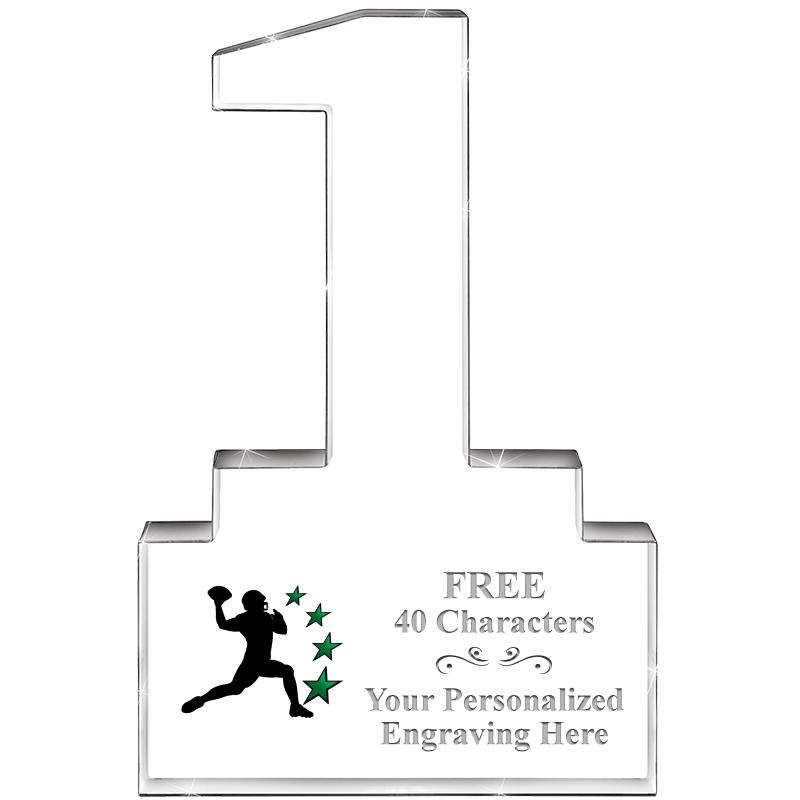 6" 1 YEAR OF SERVICE ACRYLIC