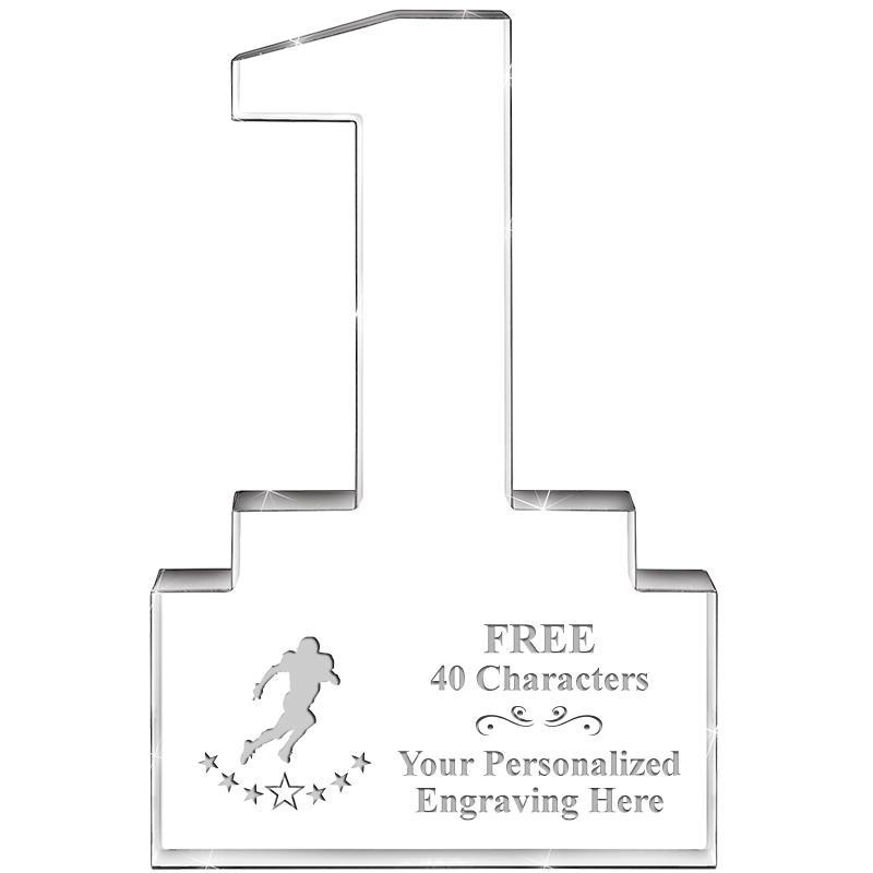 6" 1 YEAR OF SERVICE ACRYLIC