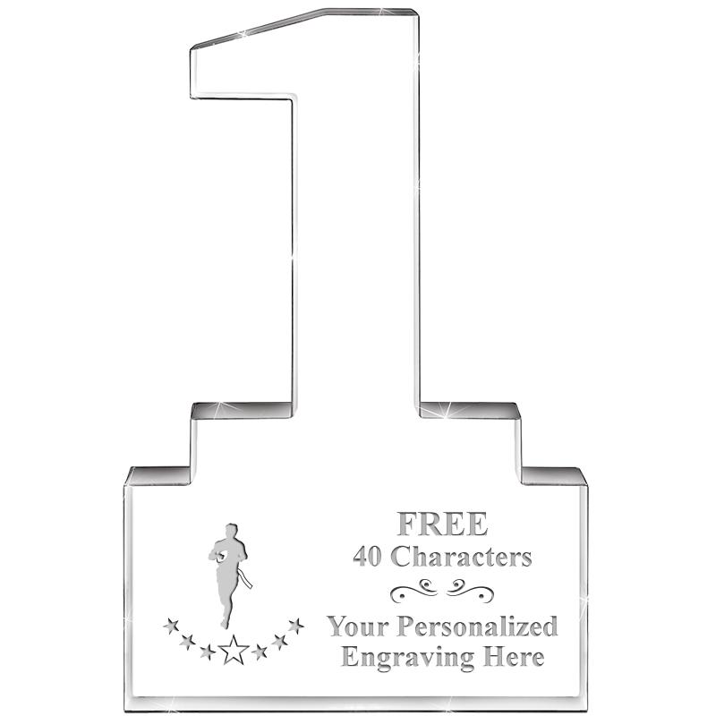 6" 1 YEAR OF SERVICE ACRYLIC