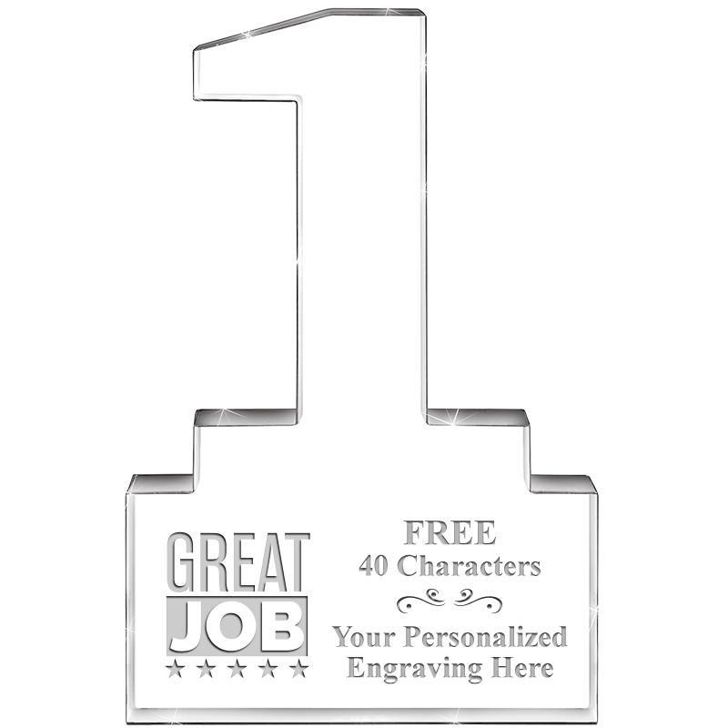 6" 1 YEAR OF SERVICE ACRYLIC