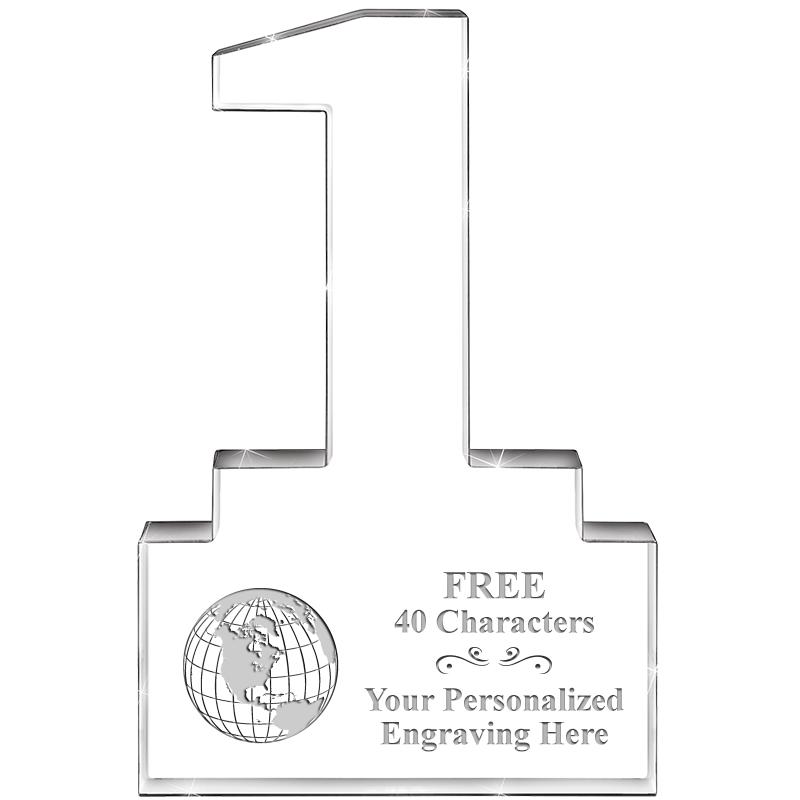 6" 1 YEAR OF SERVICE ACRYLIC