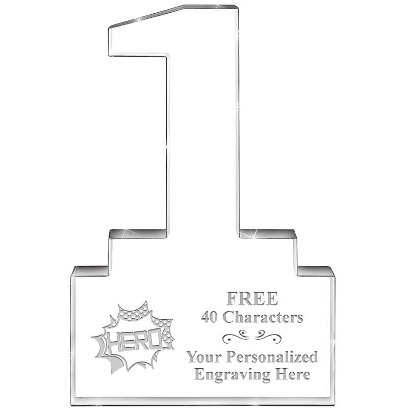 6" 1 YEAR OF SERVICE ACRYLIC