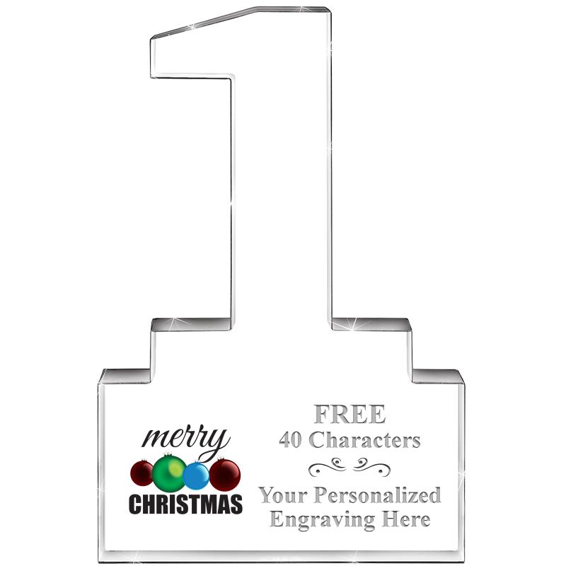 6" 1 YEAR OF SERVICE ACRYLIC