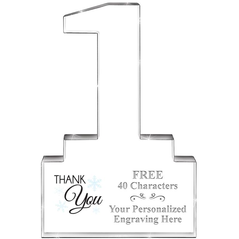 6" 1 YEAR OF SERVICE ACRYLIC