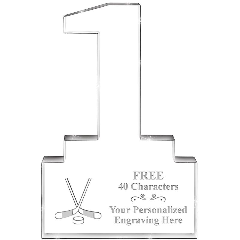 6" 1 YEAR OF SERVICE ACRYLIC
