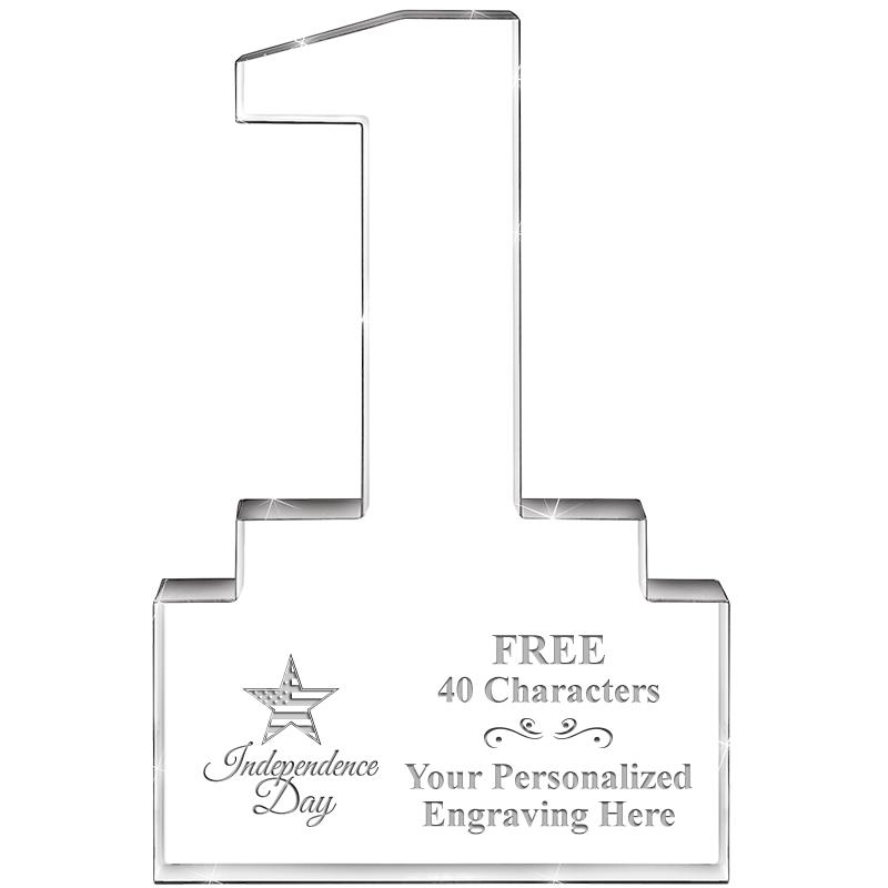 6" 1 YEAR OF SERVICE ACRYLIC