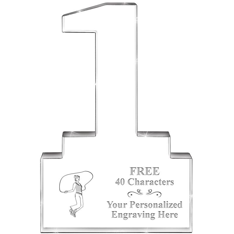 6" 1 YEAR OF SERVICE ACRYLIC