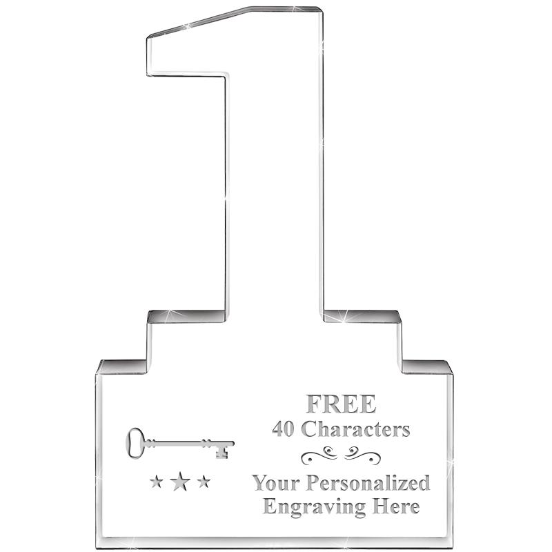 6" 1 YEAR OF SERVICE ACRYLIC