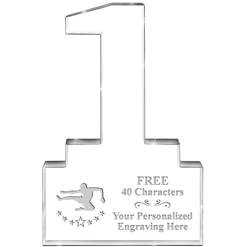 6" 1 YEAR OF SERVICE ACRYLIC