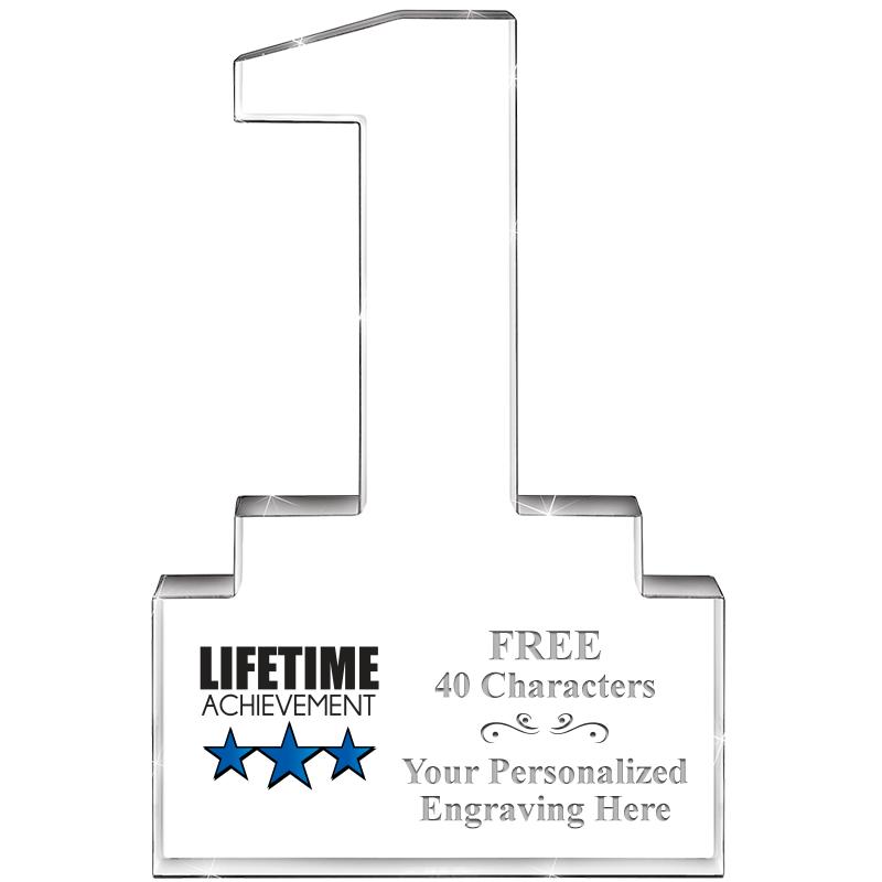 6" 1 YEAR OF SERVICE ACRYLIC