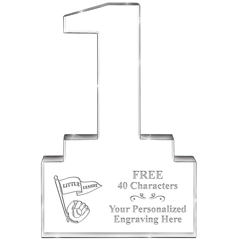 6" 1 YEAR OF SERVICE ACRYLIC