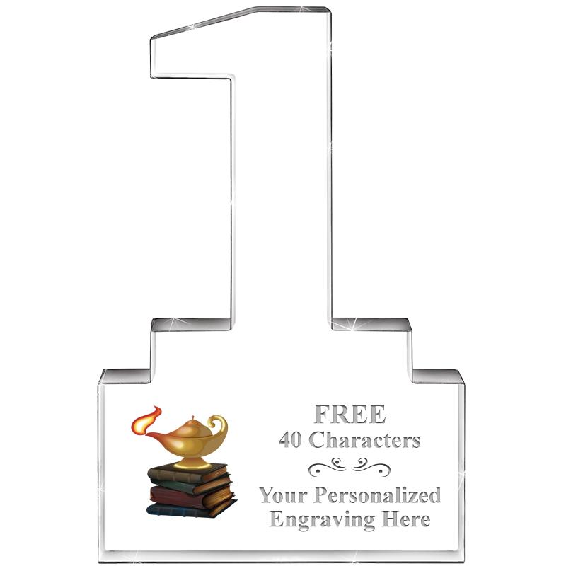 6" 1 YEAR OF SERVICE ACRYLIC