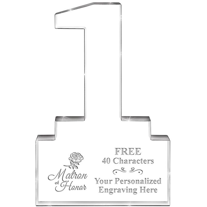 6" 1 YEAR OF SERVICE ACRYLIC