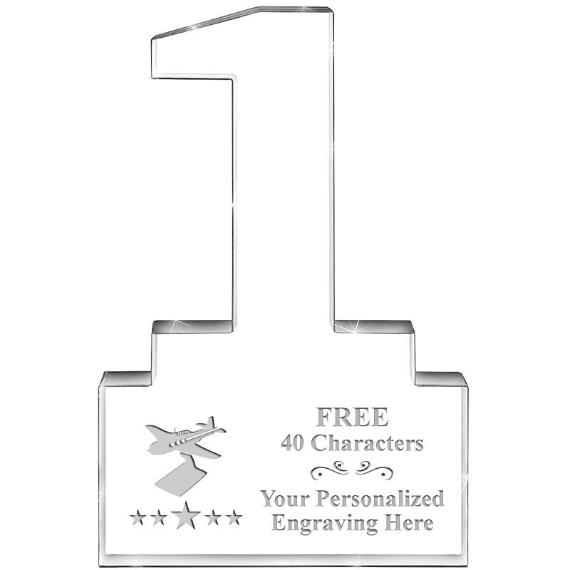 6" 1 YEAR OF SERVICE ACRYLIC