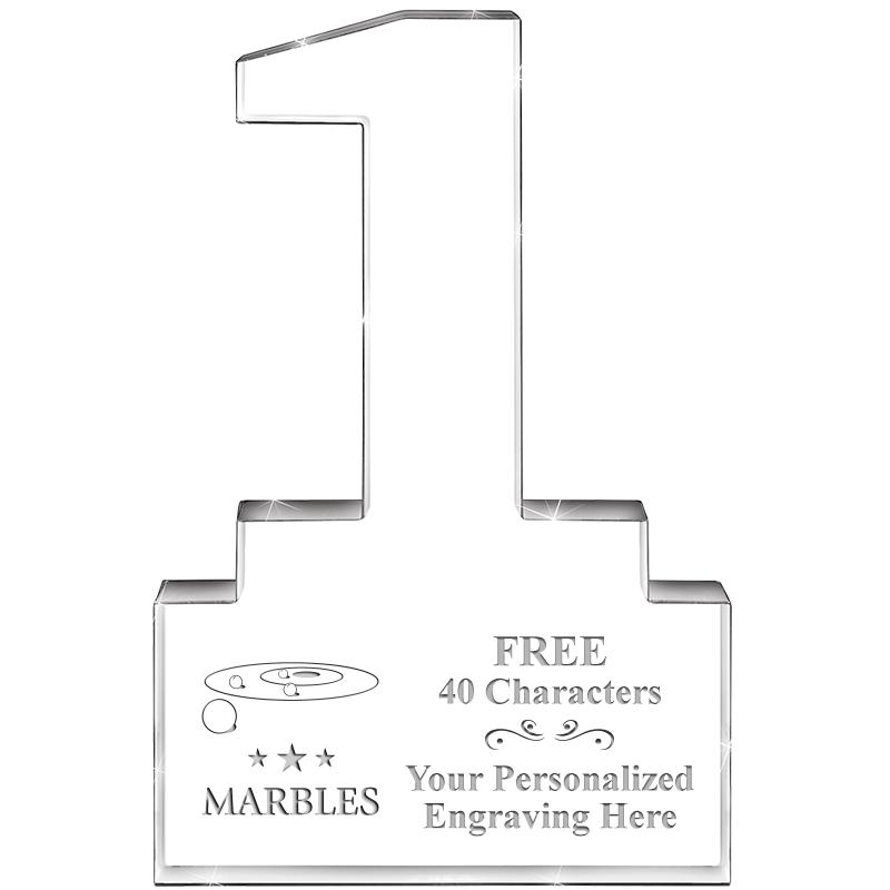 6" 1 YEAR OF SERVICE ACRYLIC