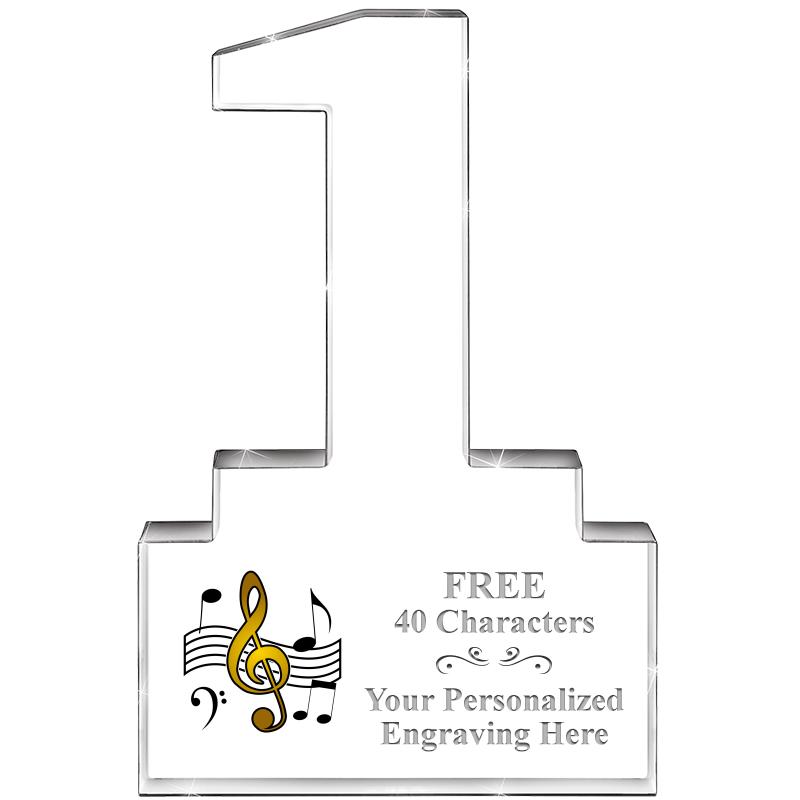 6" 1 YEAR OF SERVICE ACRYLIC