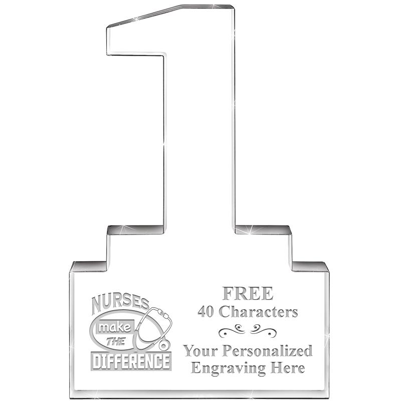 6" 1 YEAR OF SERVICE ACRYLIC