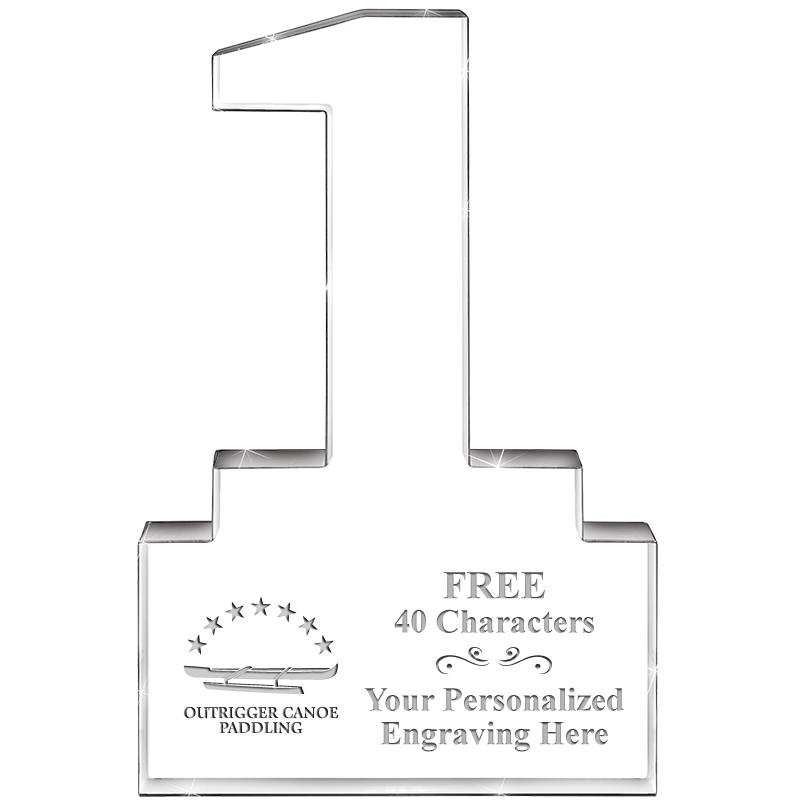 6" 1 YEAR OF SERVICE ACRYLIC