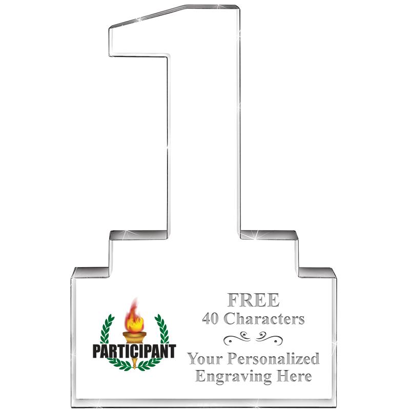 6" 1 YEAR OF SERVICE ACRYLIC