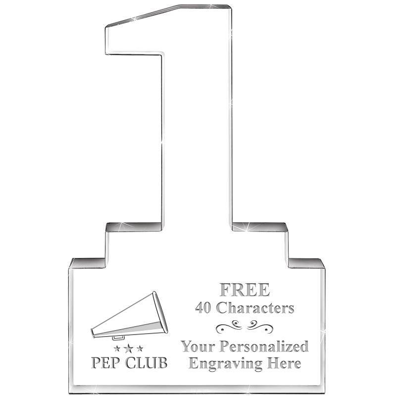 6" 1 YEAR OF SERVICE ACRYLIC