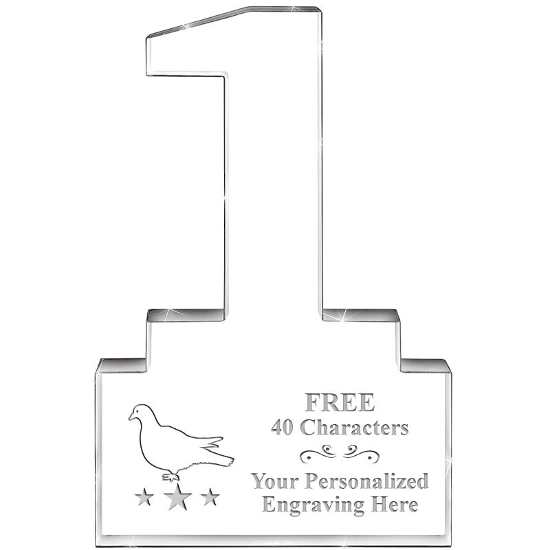 6" 1 YEAR OF SERVICE ACRYLIC