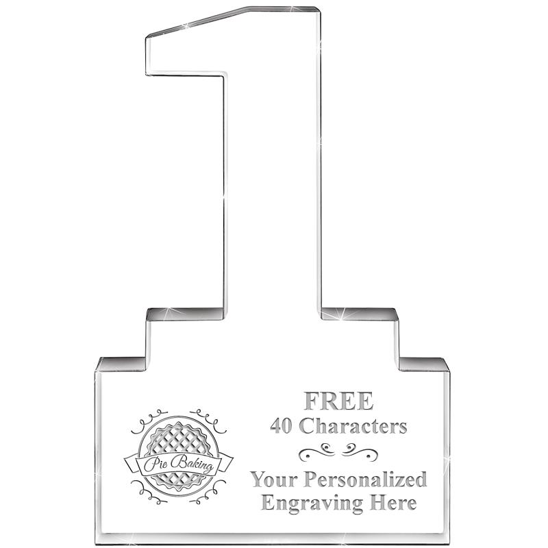 6" 1 YEAR OF SERVICE ACRYLIC