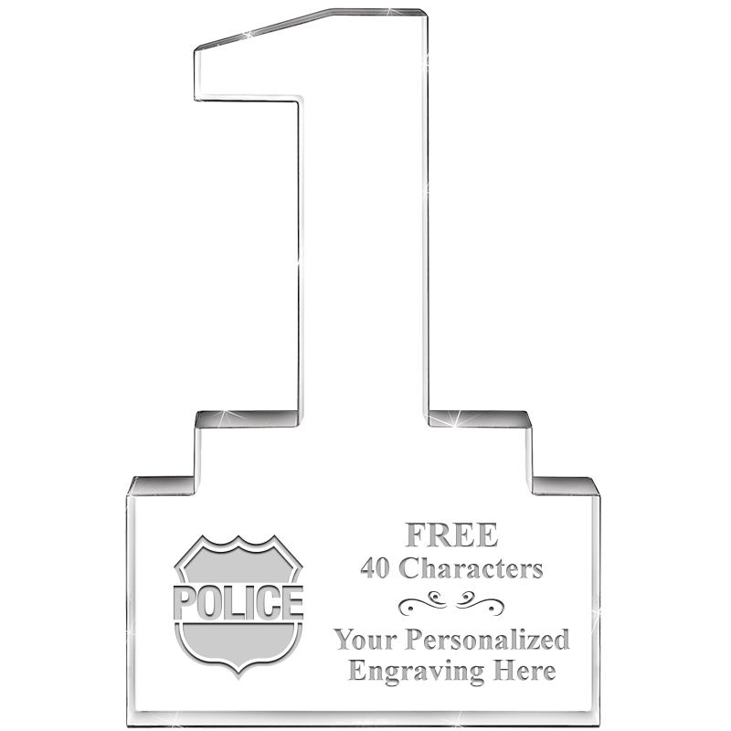 6" 1 YEAR OF SERVICE ACRYLIC