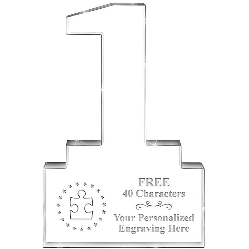 6" 1 YEAR OF SERVICE ACRYLIC