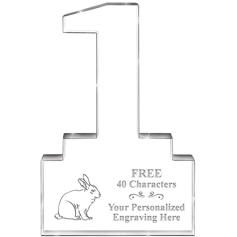 6" 1 YEAR OF SERVICE ACRYLIC