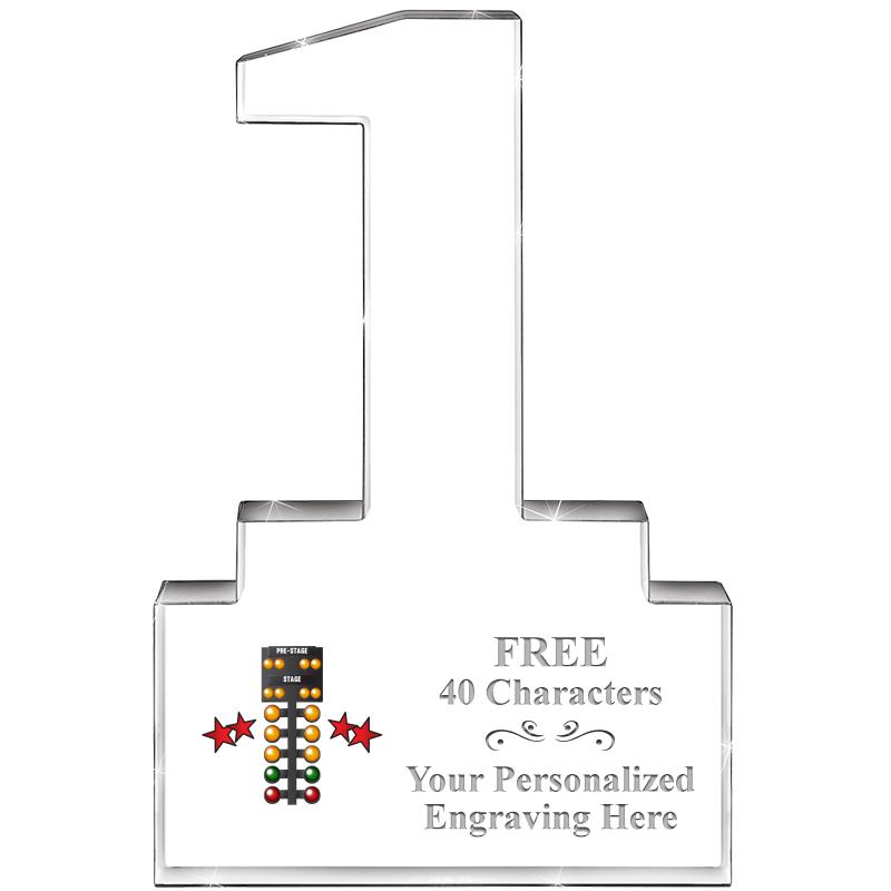 6" 1 YEAR OF SERVICE ACRYLIC