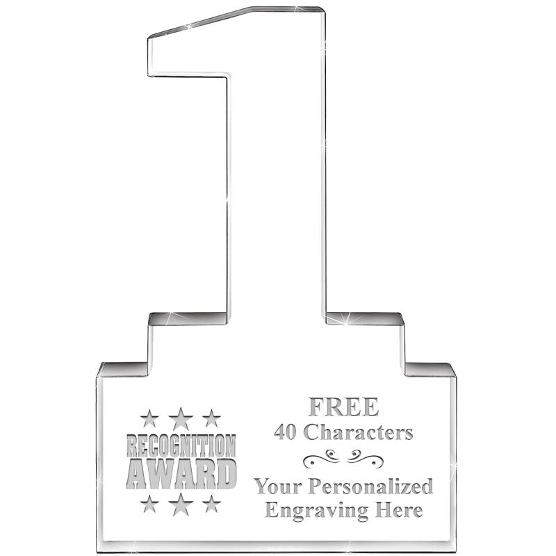 6" 1 YEAR OF SERVICE ACRYLIC