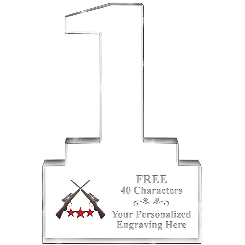 6" 1 YEAR OF SERVICE ACRYLIC