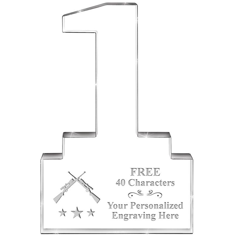 6" 1 YEAR OF SERVICE ACRYLIC