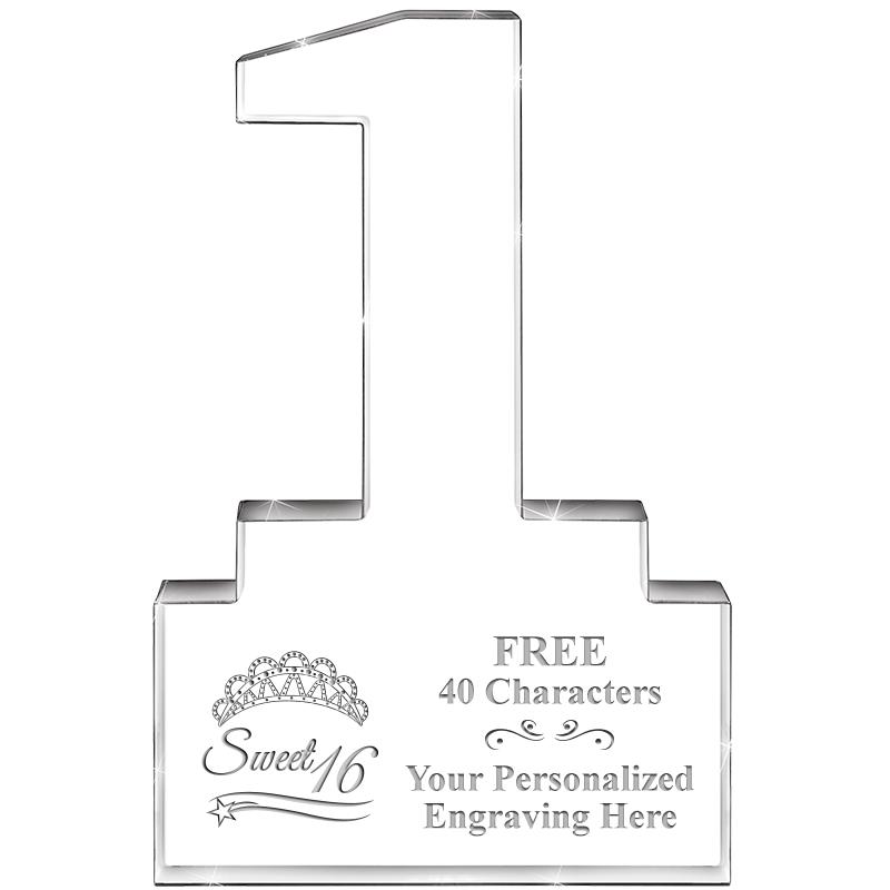 6" 1 YEAR OF SERVICE ACRYLIC