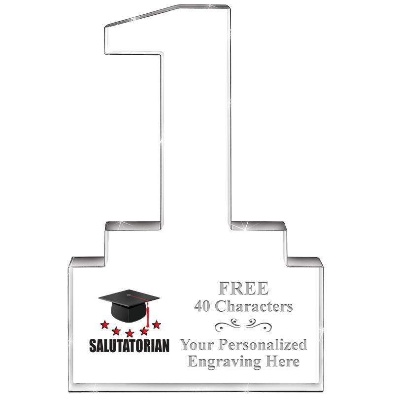 6" 1 YEAR OF SERVICE ACRYLIC