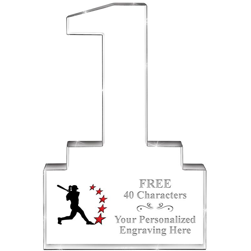 6" 1 YEAR OF SERVICE ACRYLIC