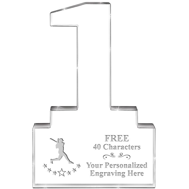 6" 1 YEAR OF SERVICE ACRYLIC