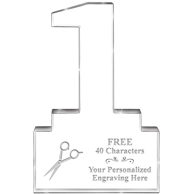 6" 1 YEAR OF SERVICE ACRYLIC