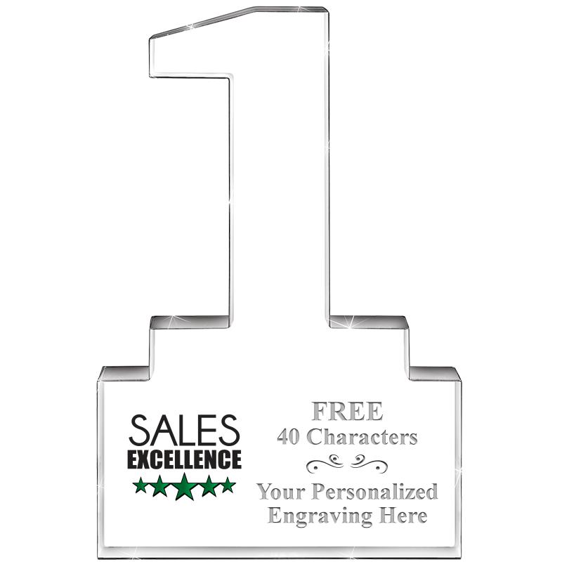 6" 1 YEAR OF SERVICE ACRYLIC