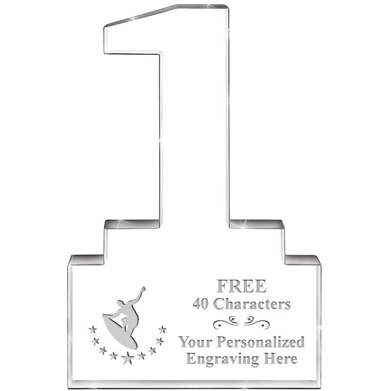 6" 1 YEAR OF SERVICE ACRYLIC