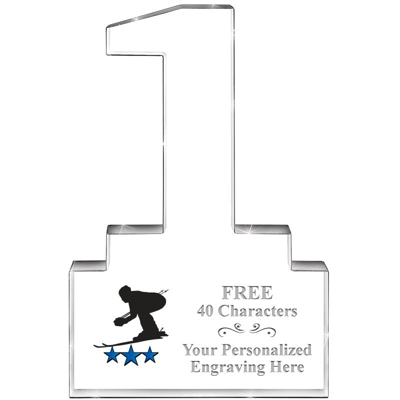 6" 1 YEAR OF SERVICE ACRYLIC