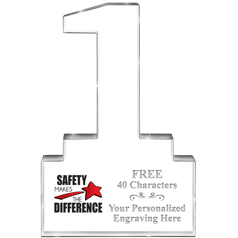 6" 1 YEAR OF SERVICE ACRYLIC