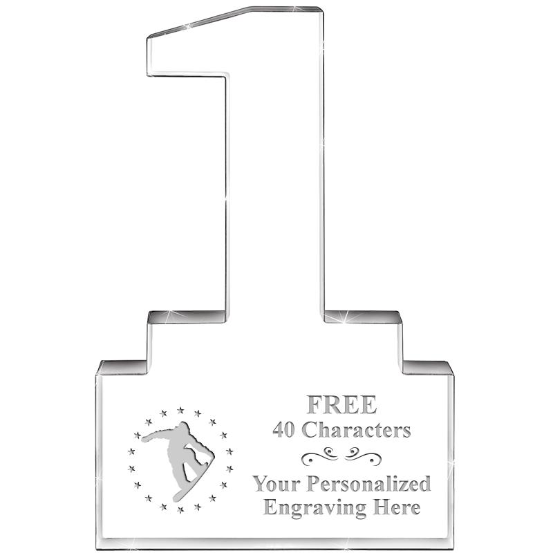 6" 1 YEAR OF SERVICE ACRYLIC