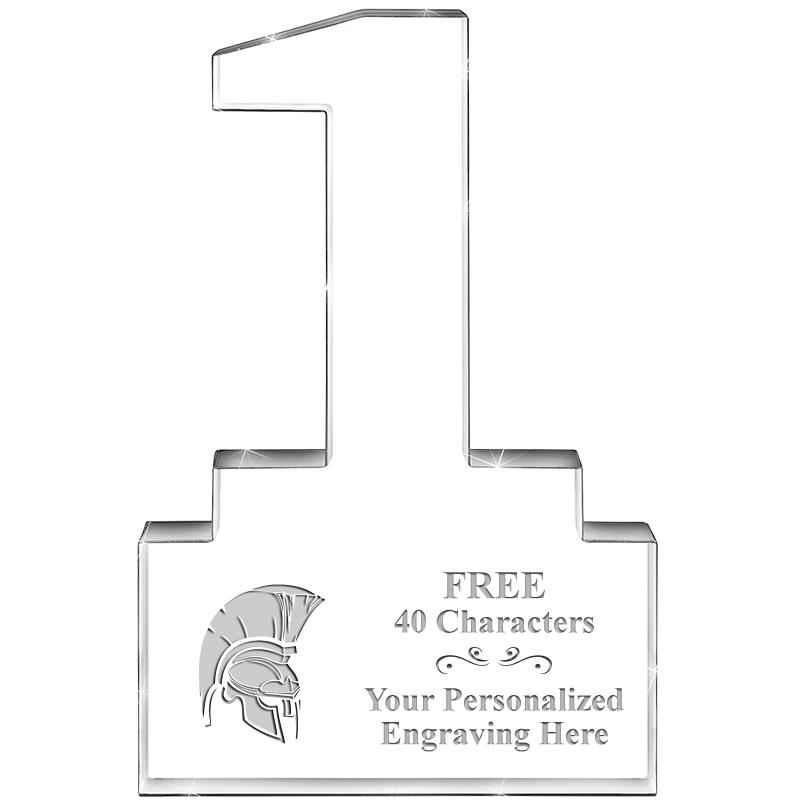 6" 1 YEAR OF SERVICE ACRYLIC