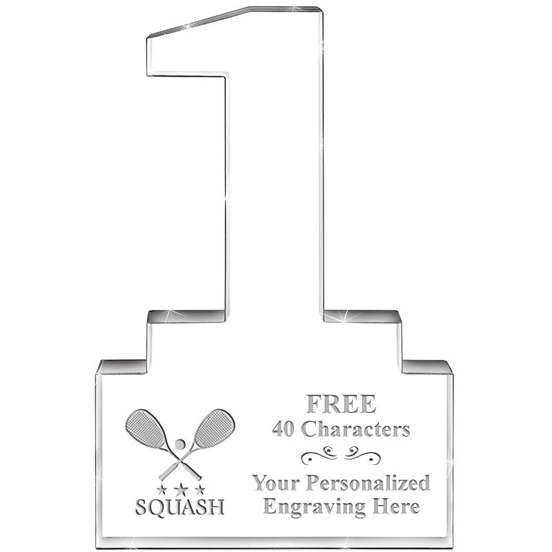 6" 1 YEAR OF SERVICE ACRYLIC