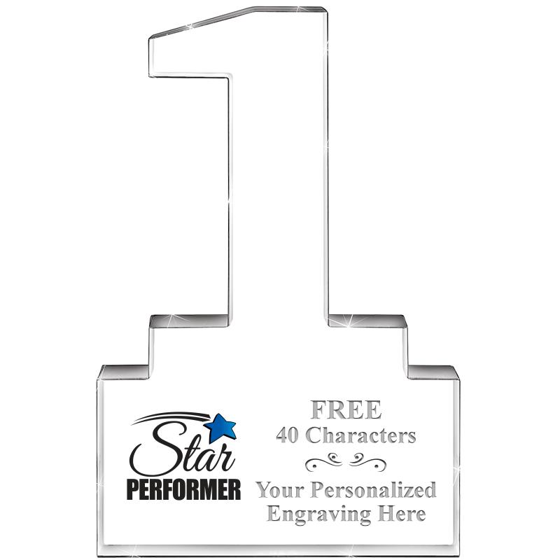 6" 1 YEAR OF SERVICE ACRYLIC