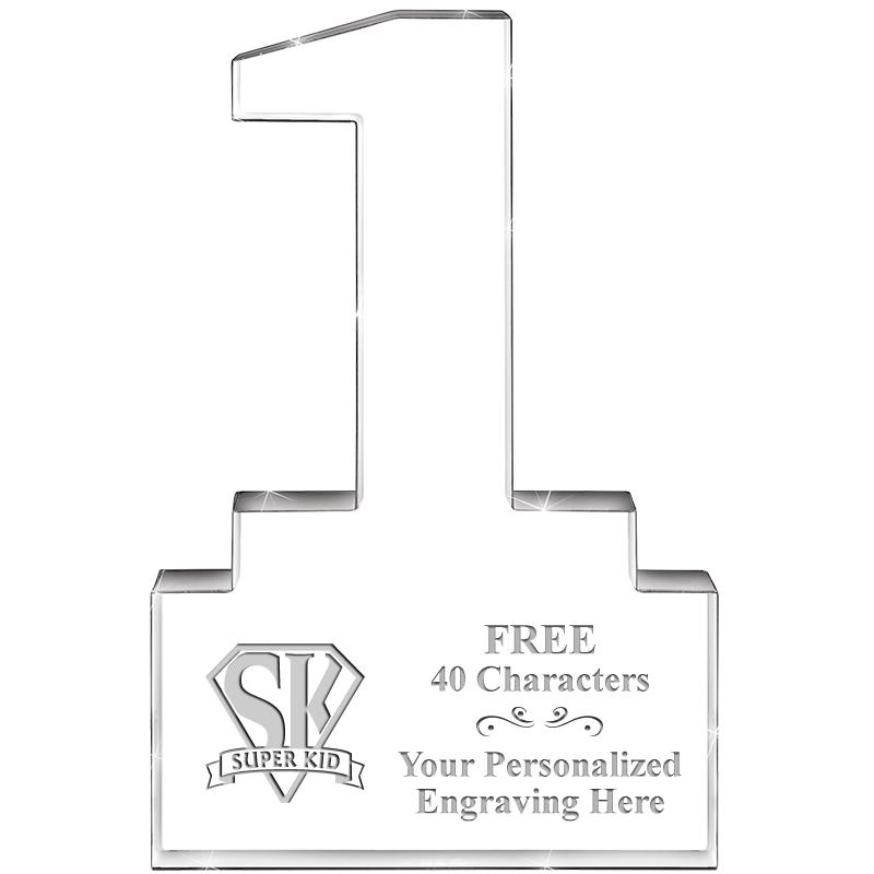 6" 1 YEAR OF SERVICE ACRYLIC